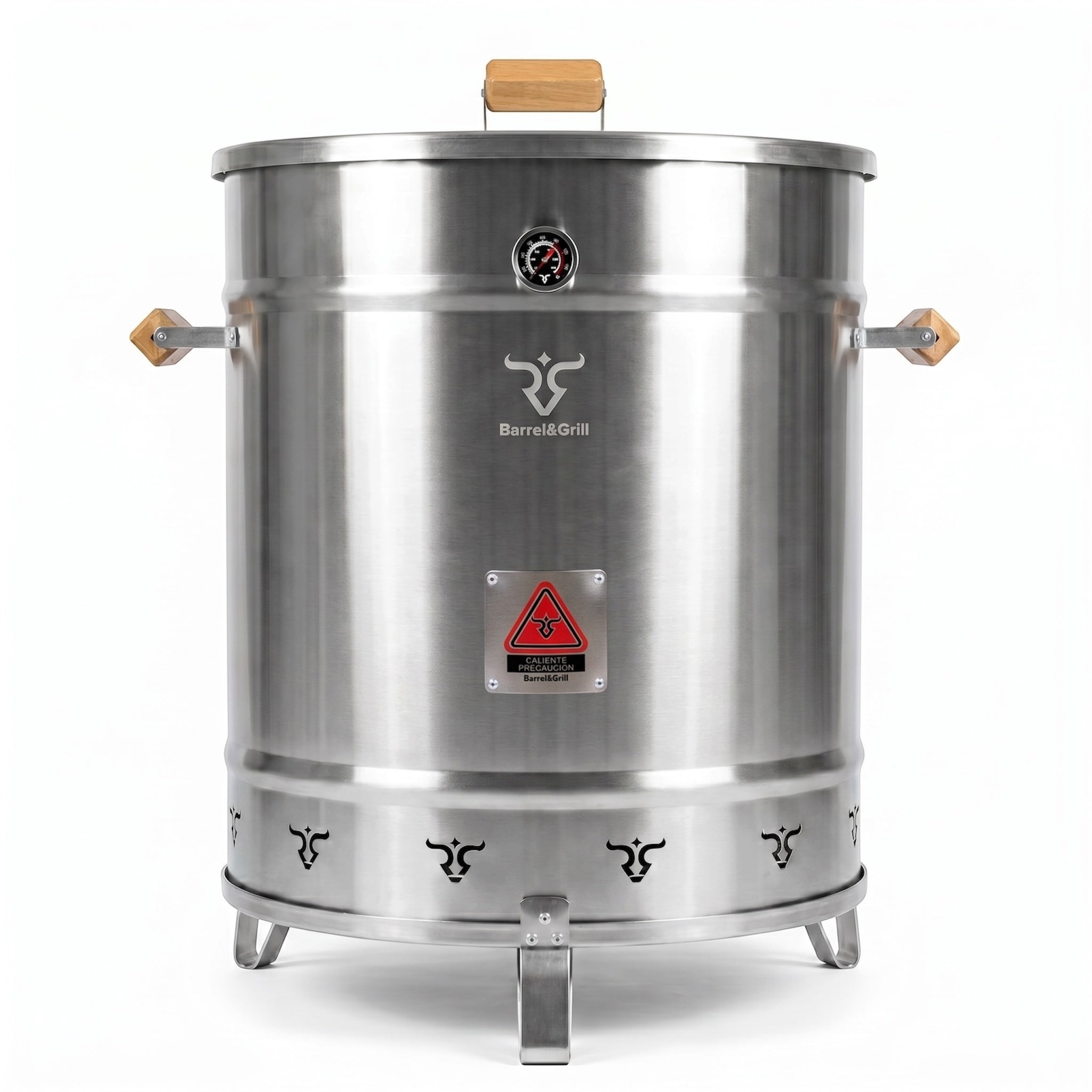 Barril Asador Jumbo en Acero Inoxidable 304 – 20 Kg